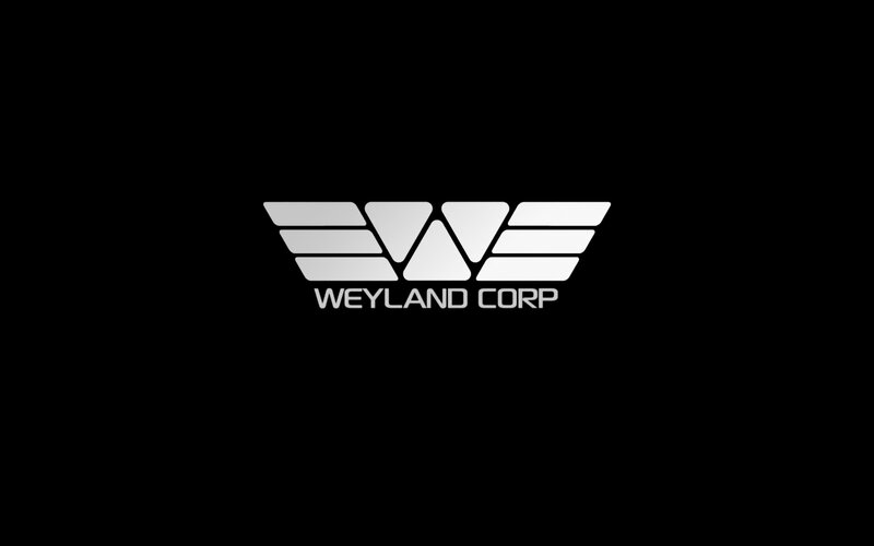 Weyland Corp Logo — Black