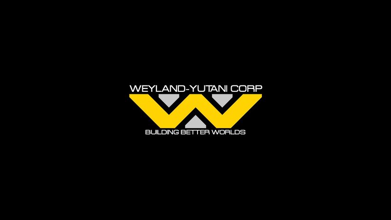 Weyland-Yutani Corp Logo — Black, Minimalist