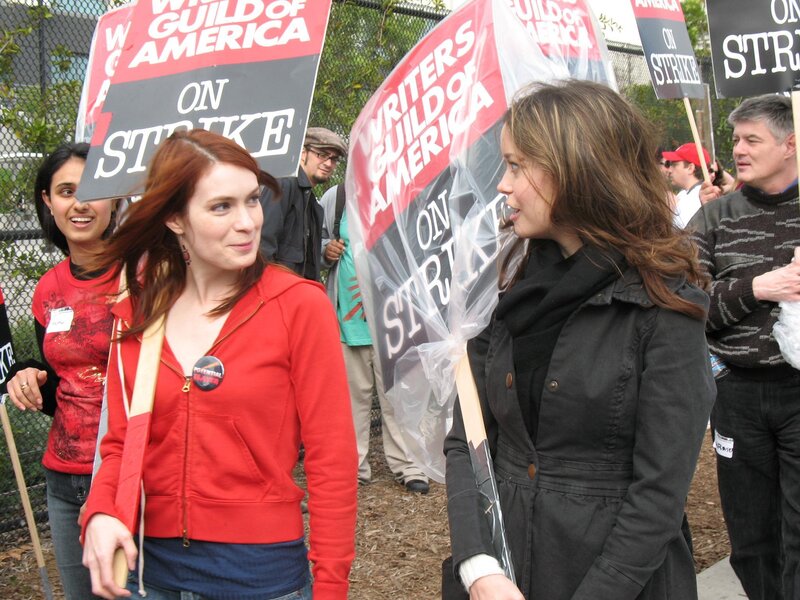 WGA strike protest