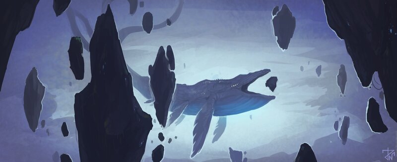 Whale in Cave