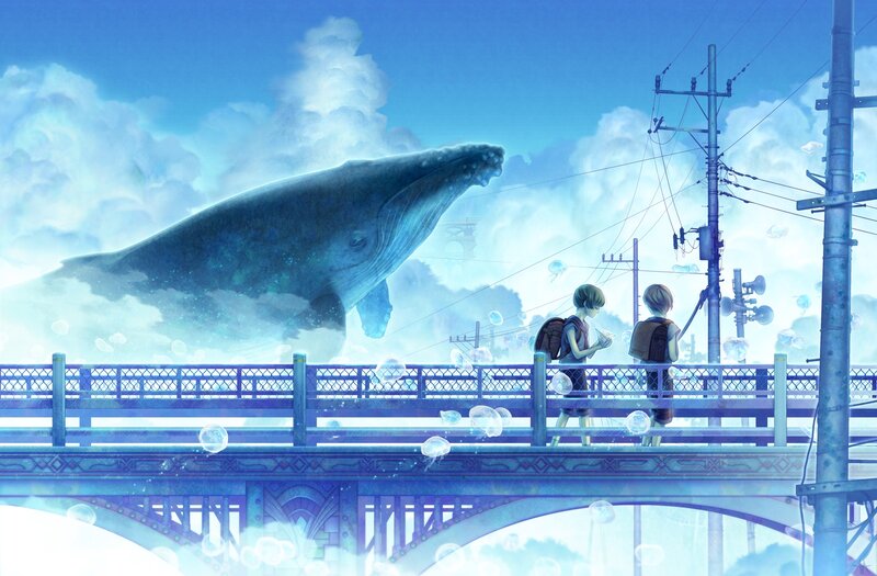Whale in the Sky — Blue