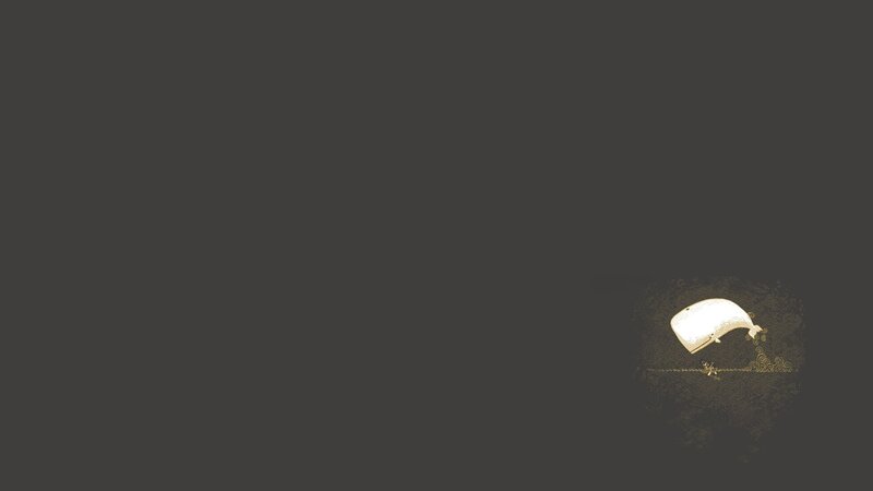 whale on dark background