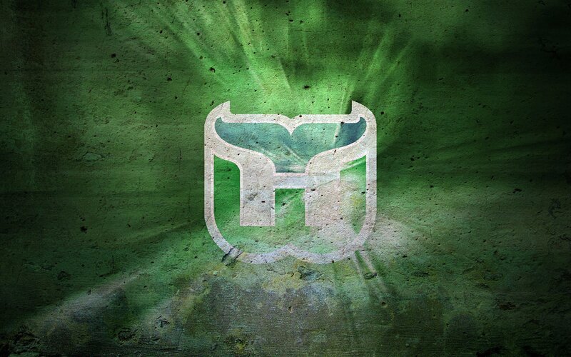 Whale Tail Logo — Green, Dramatic