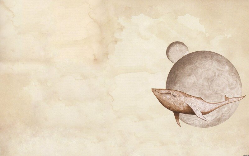 Whale with Celestial Bodies