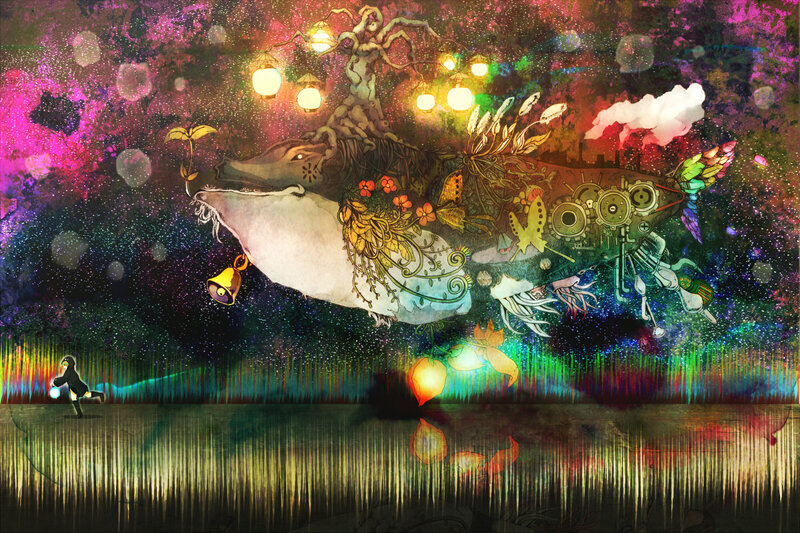 Whale with Mechanical Parts