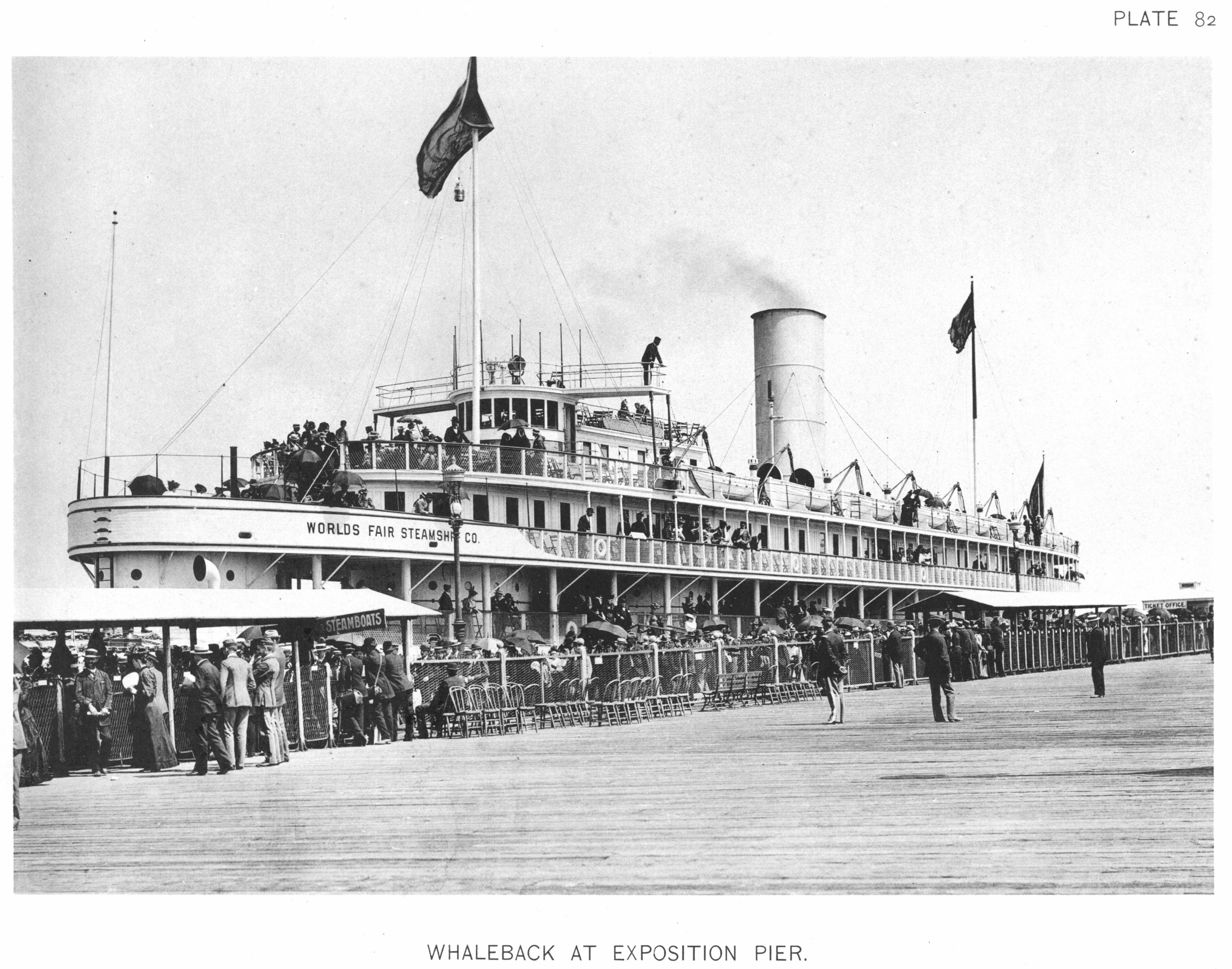 Whaleback at Exposition Pier