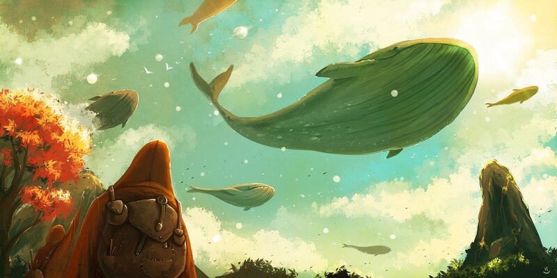 Whales in the Sky — Green