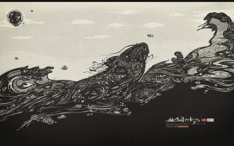 Whales in the sky