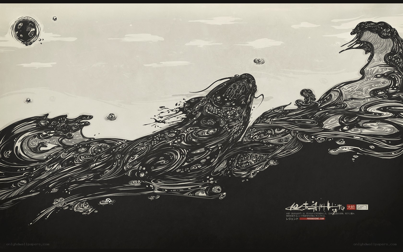 Whales in the sky