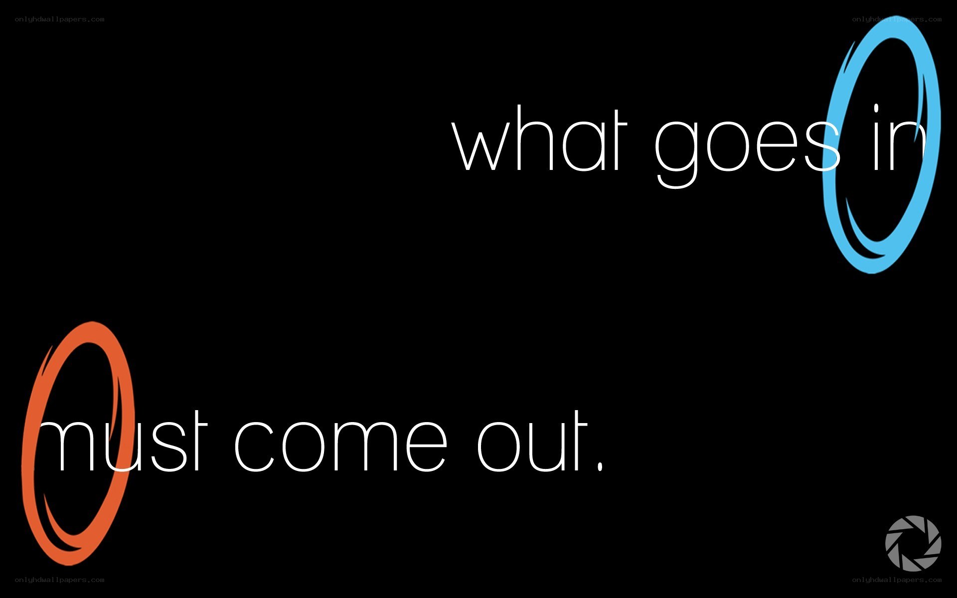 what goes in must come out