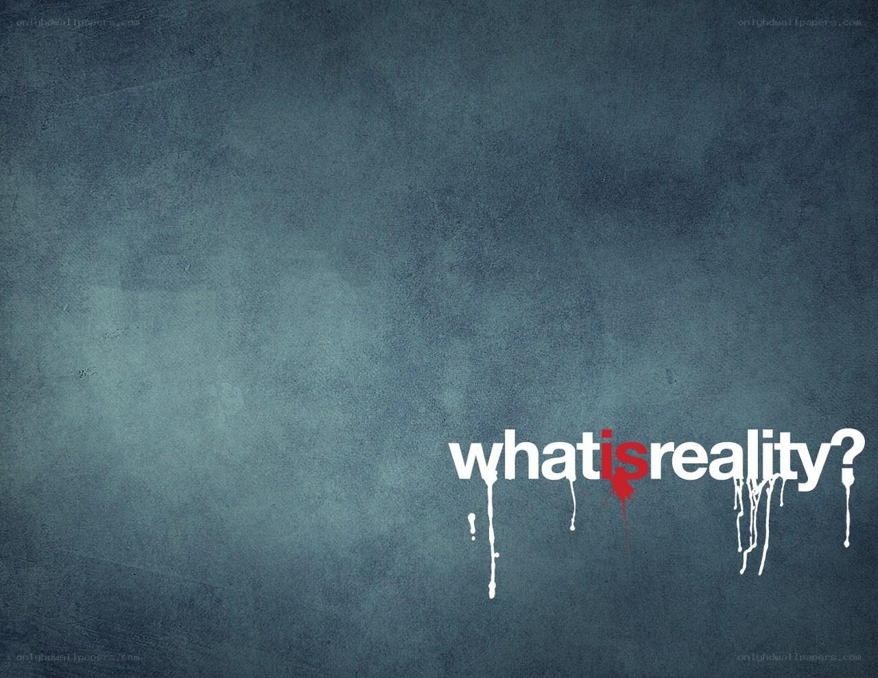 What is reality?