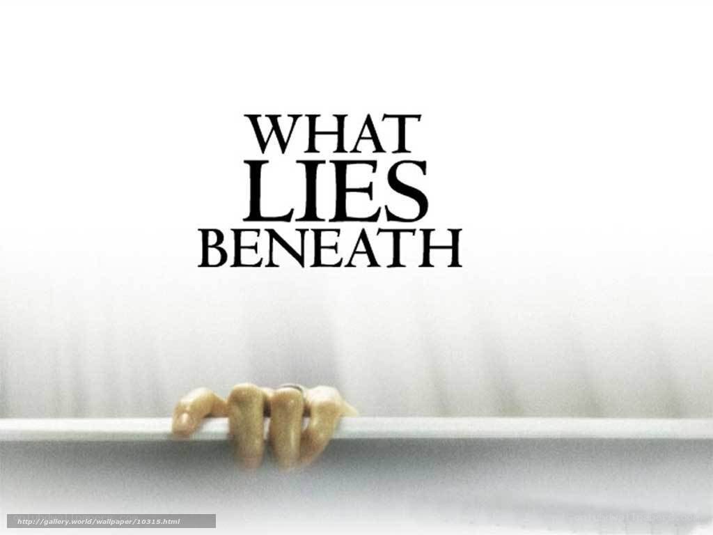 What Lies Beneath movie poster