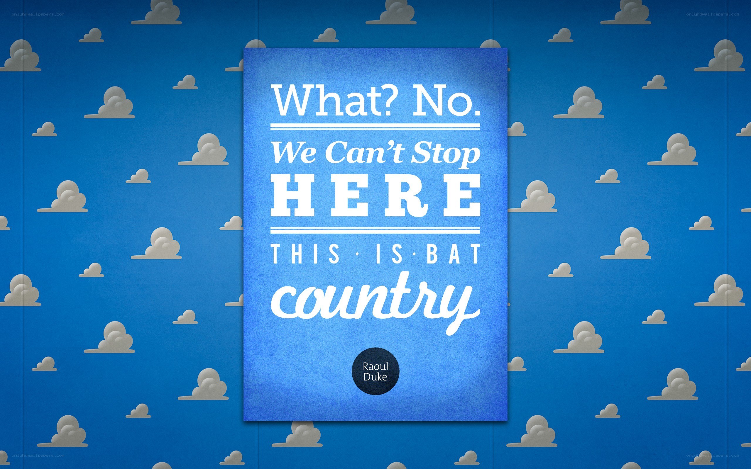 What? No. We Can't Stop Here