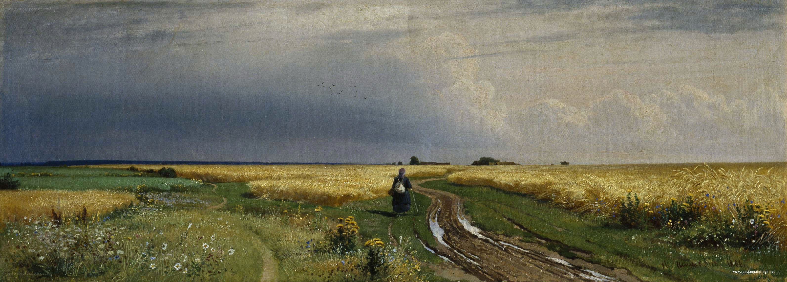 Wheat Field with a Path