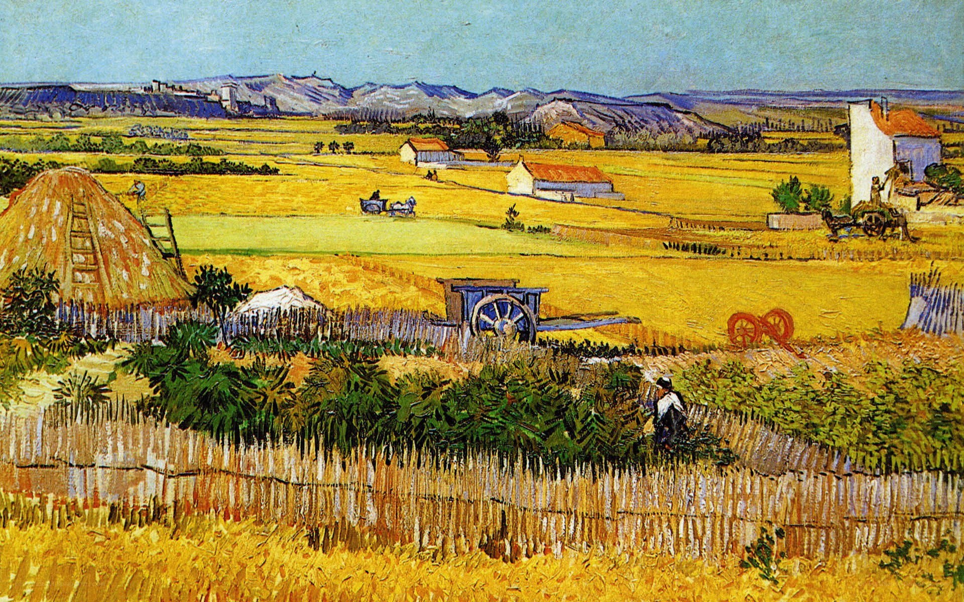 Wheat Field with a Reaper