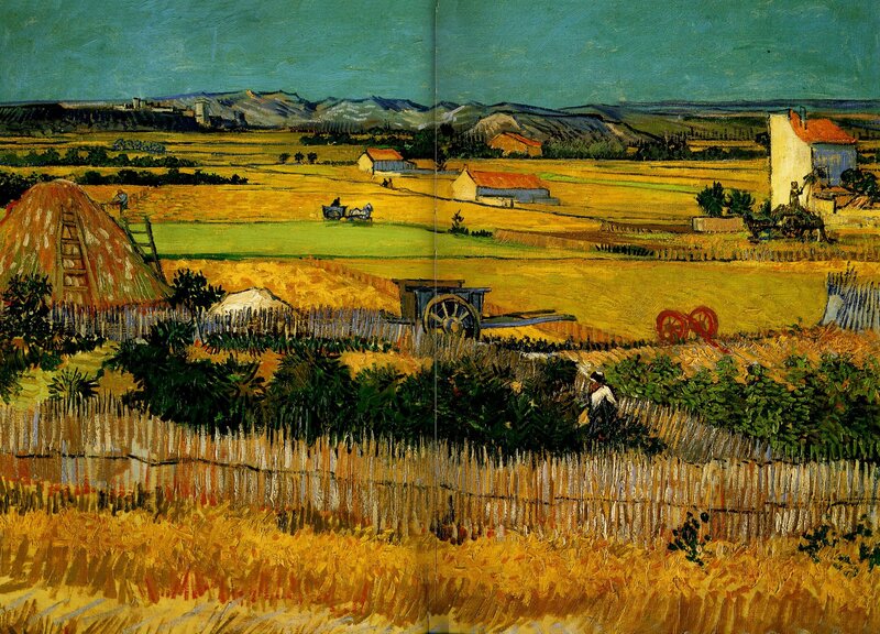 Wheat Field with a Reaper