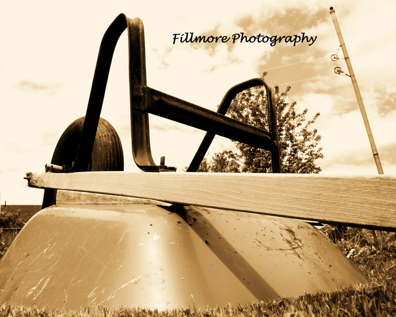 Wheelbarrow in Sepia