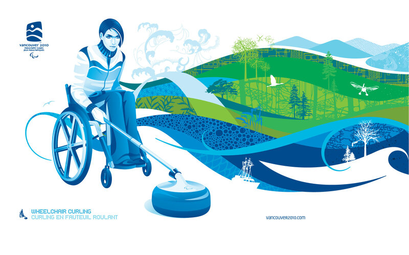 Wheelchair curling in Vancouver