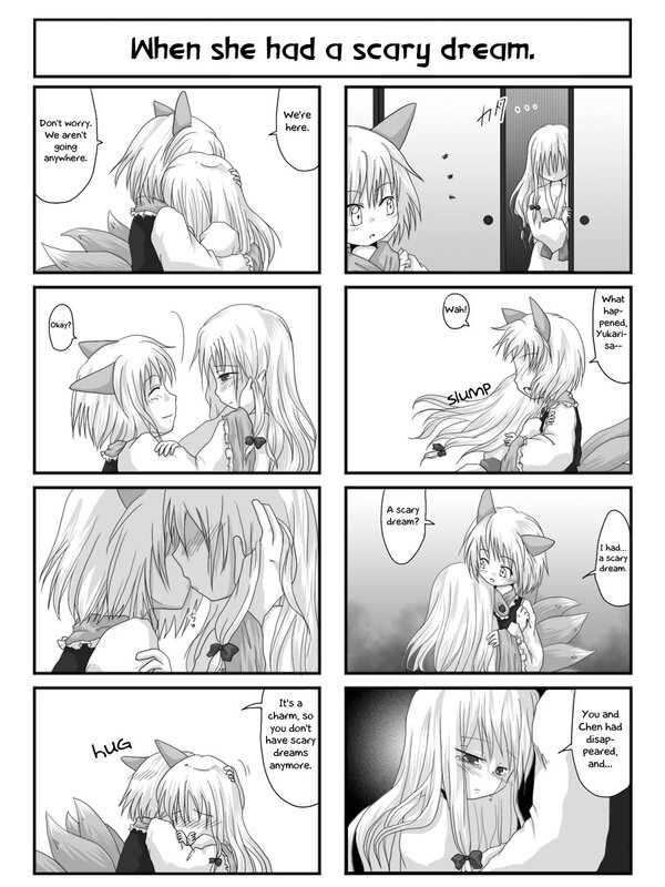 When she had a scary dream