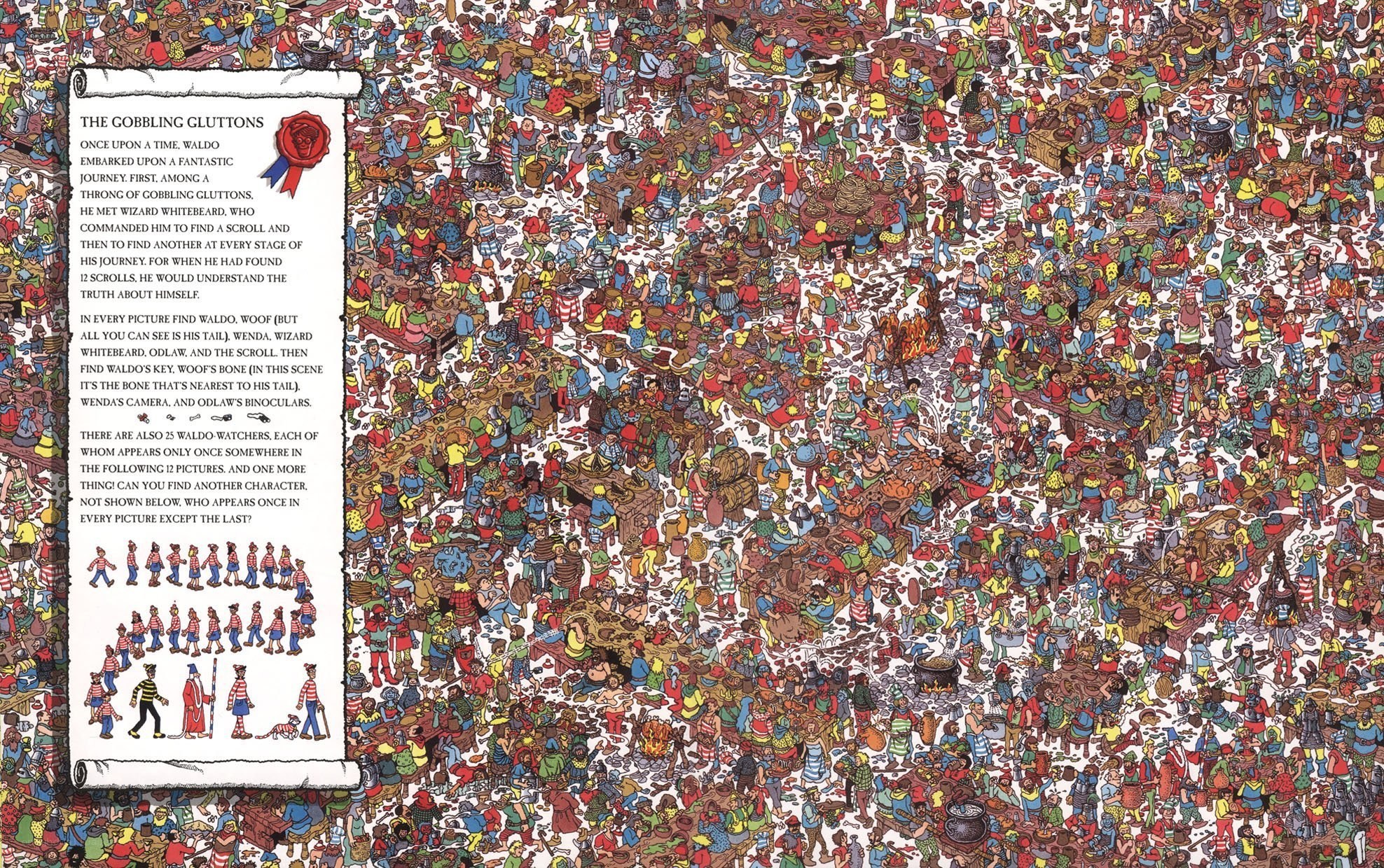 Where's Waldo? Gobbling Gluttons