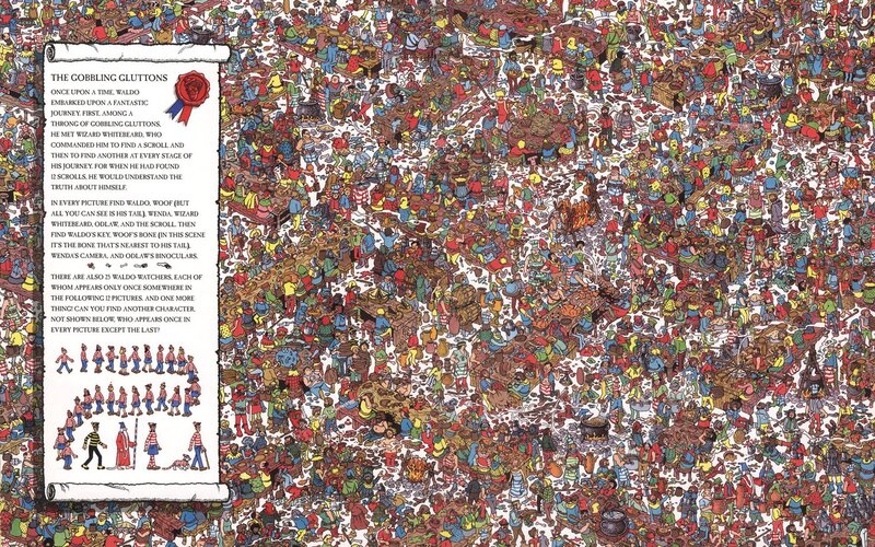 Where's Waldo? The Gobbling Gluttons