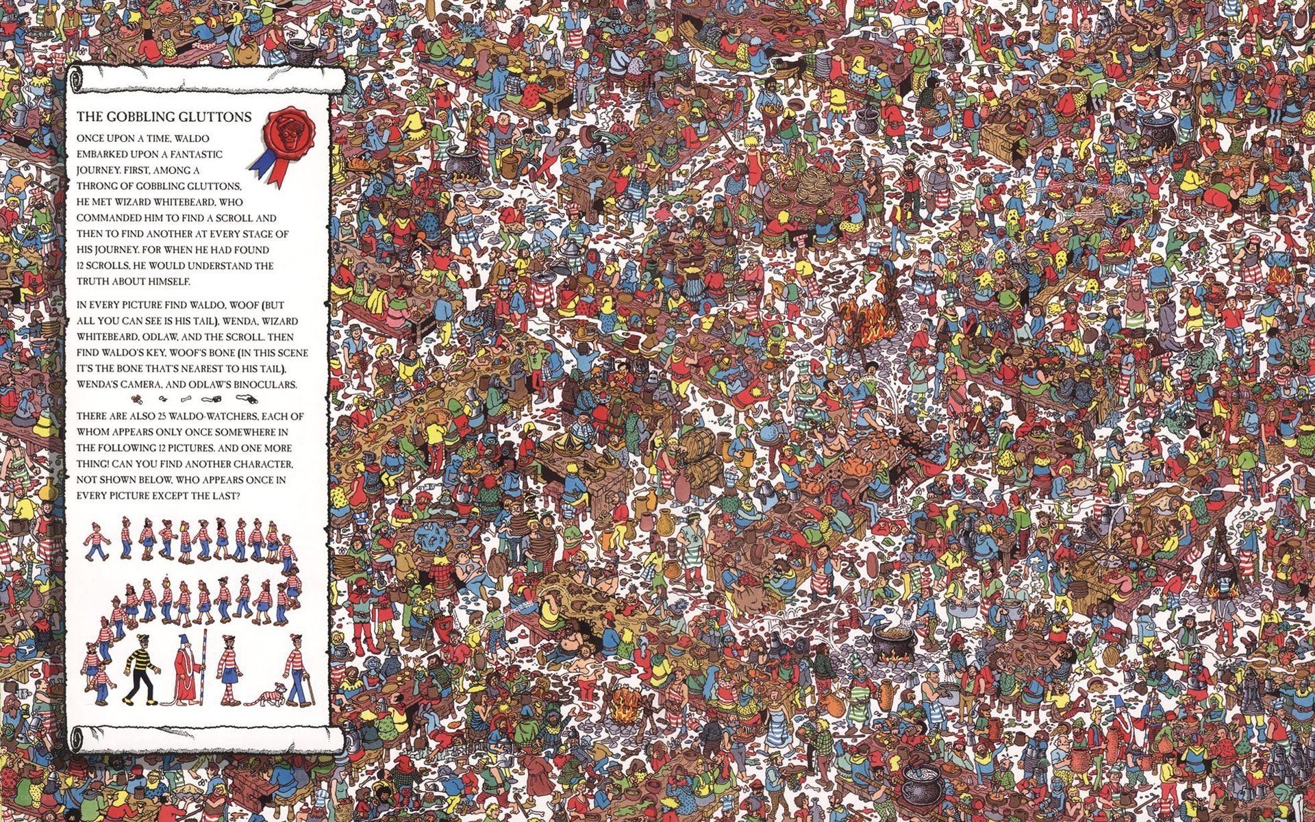 Where's Waldo? The Gobbling Gluttons
