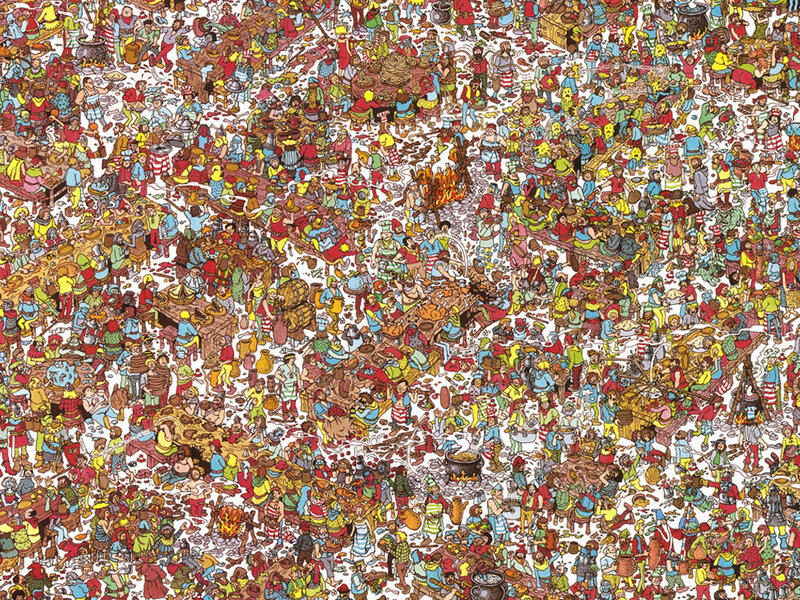 Where's Waldo? The Great Race