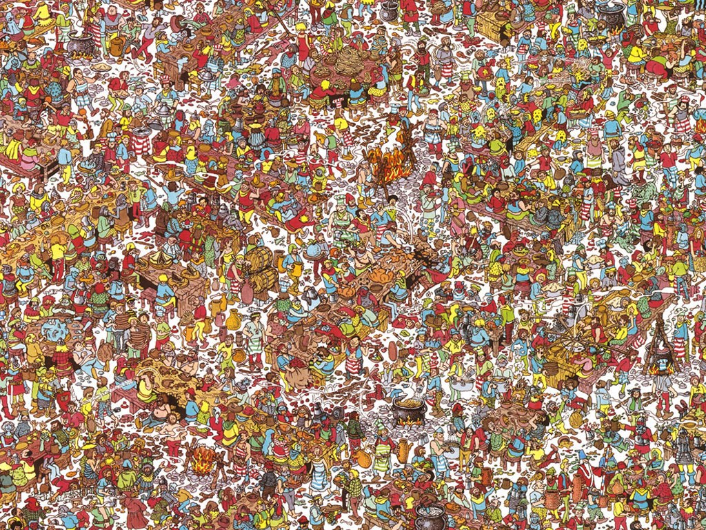 Where's Waldo? The Great Race