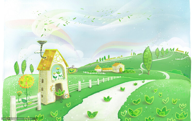 Whimsical Cottage in Meadow