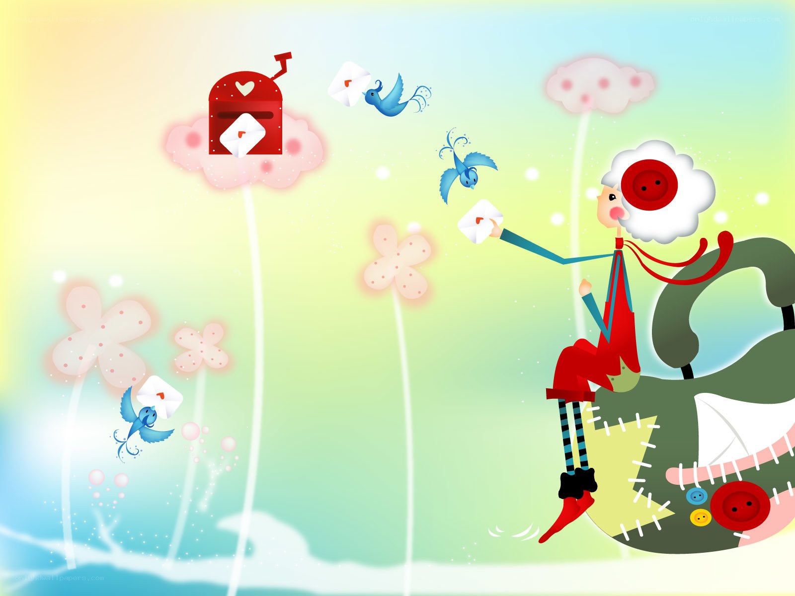 whimsical mail delivery