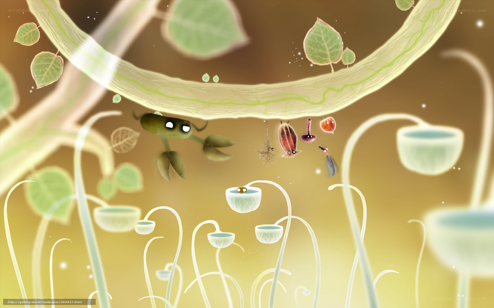 Whimsical plant world