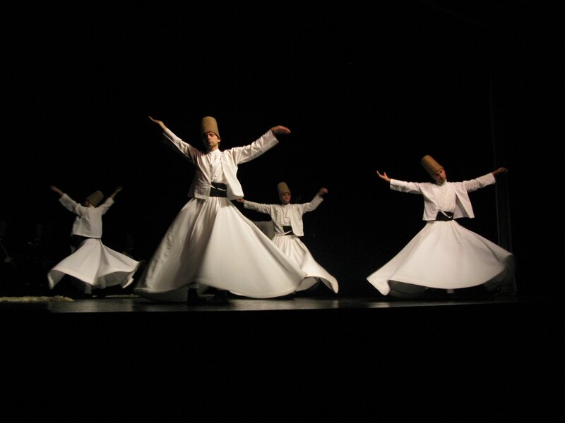 Whirling Dervishes Performing