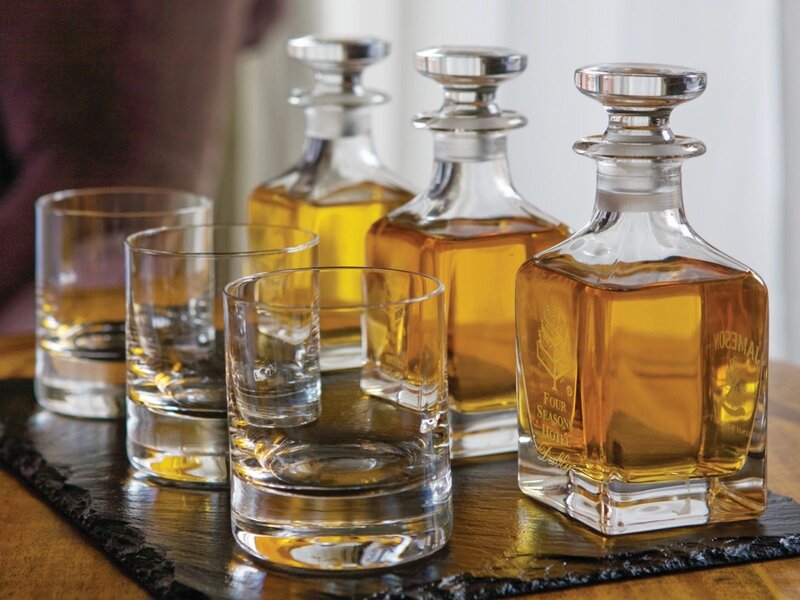 Whiskey Decanters and Glasses