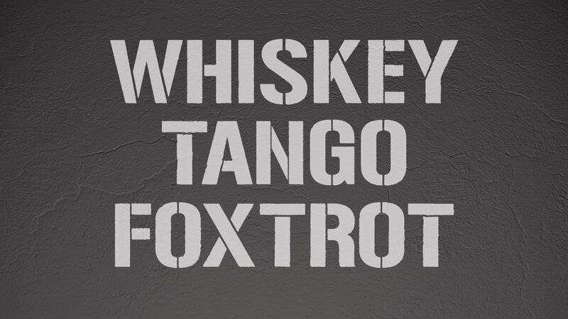 whiskey tango foxtrot text