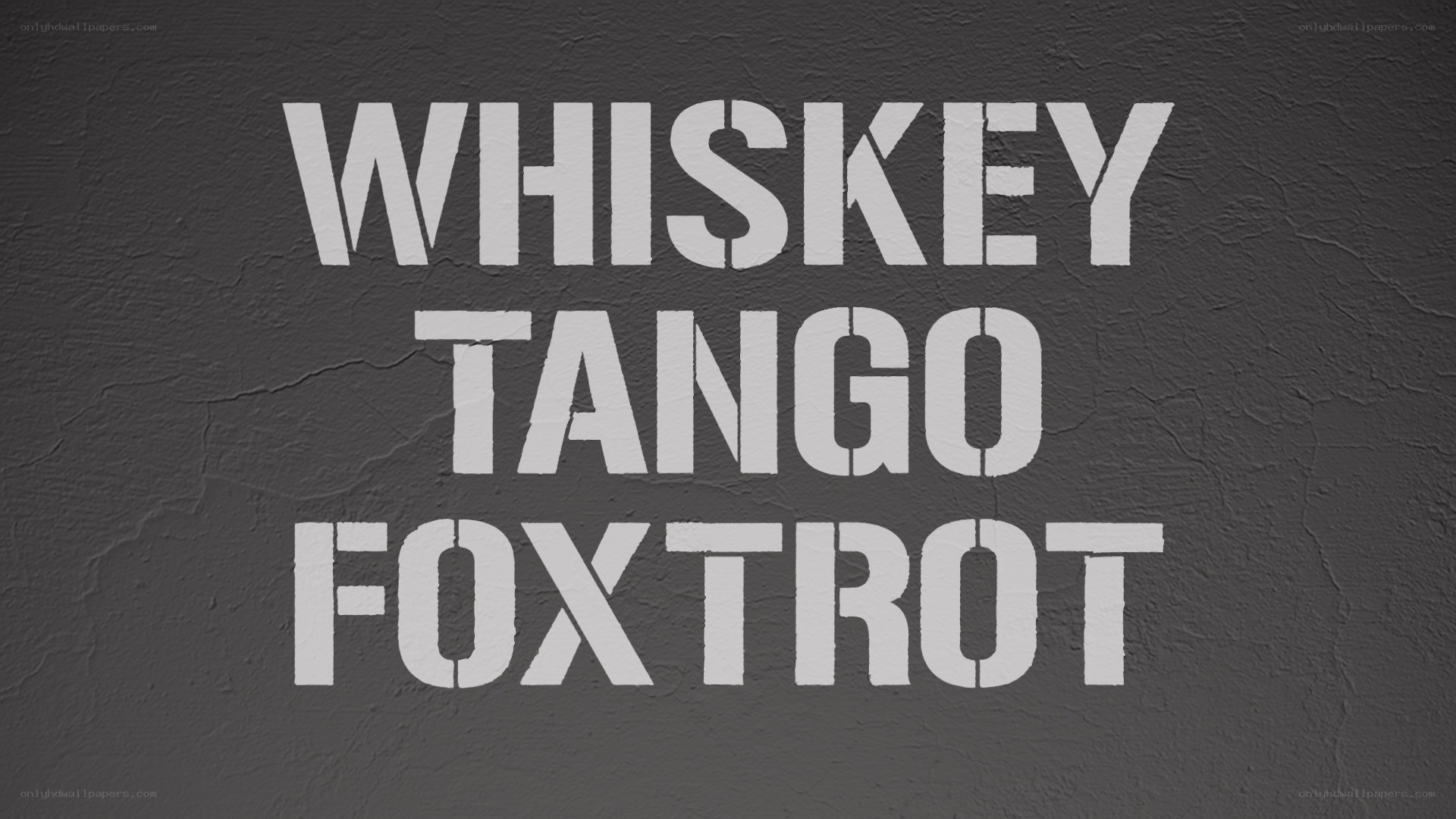 whiskey tango foxtrot text