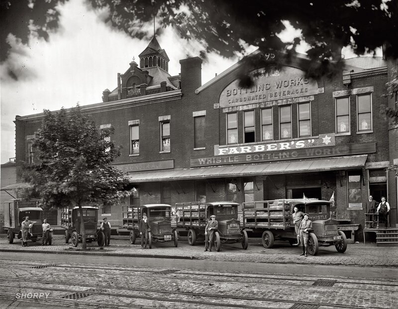 Whistle Bottling Works in 1920s