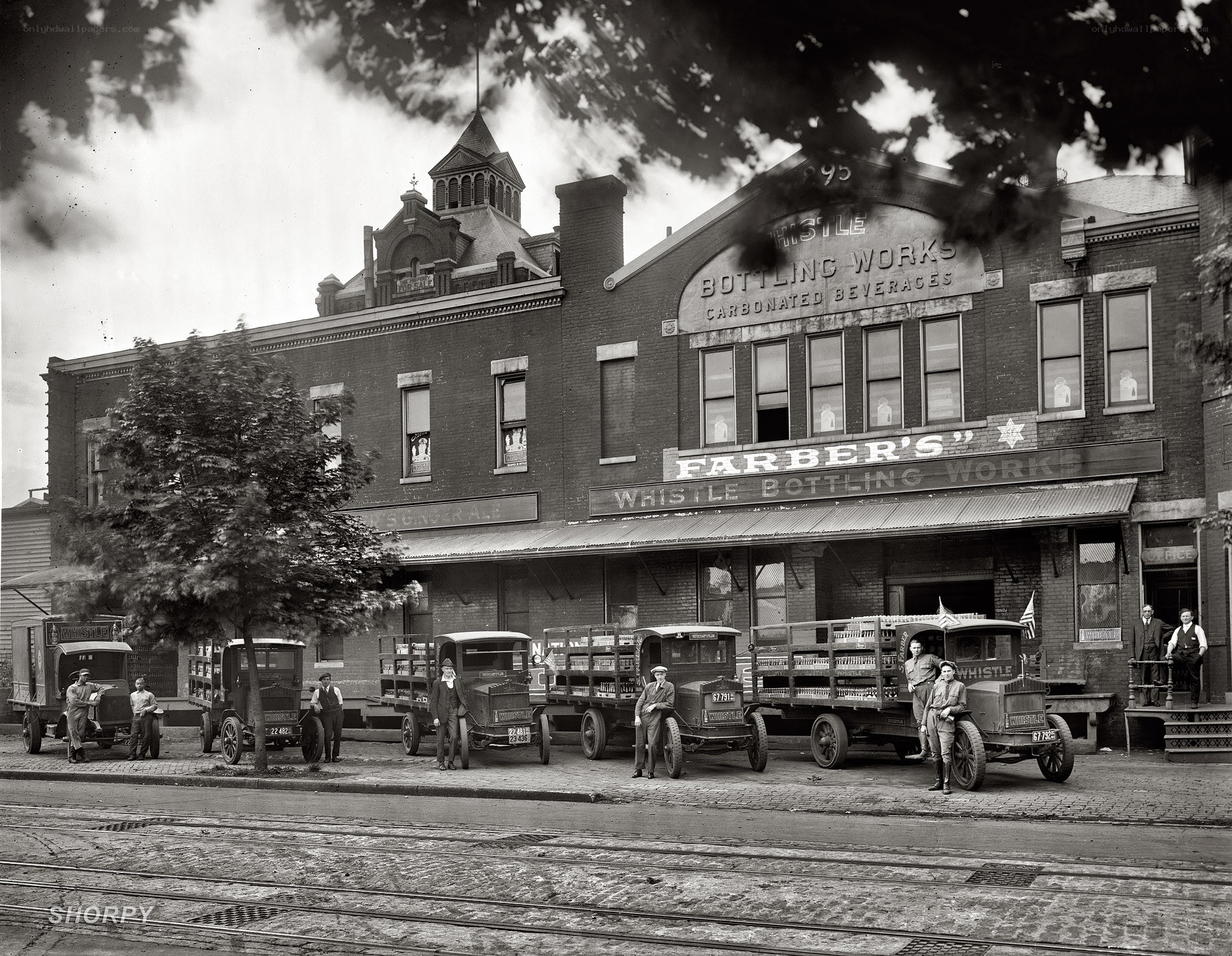 Whistle Bottling Works in 1920s