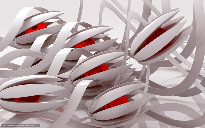 White Abstract Shapes