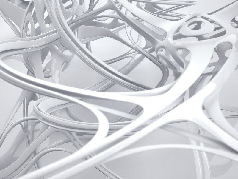 White Abstract Structure
