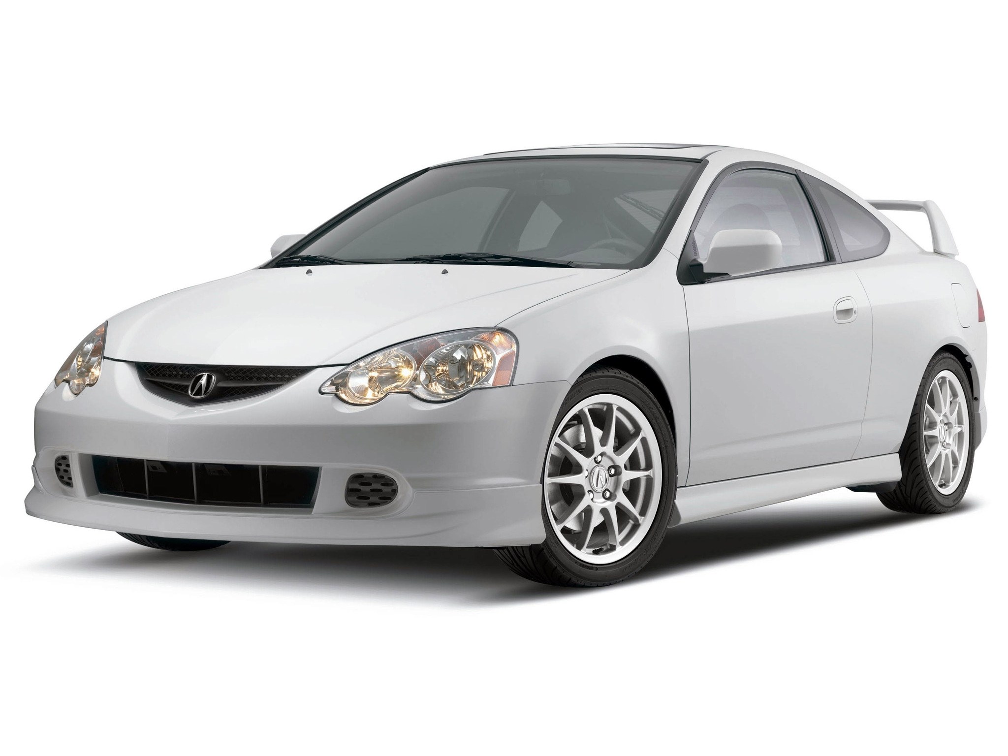 white acura rsx coupe