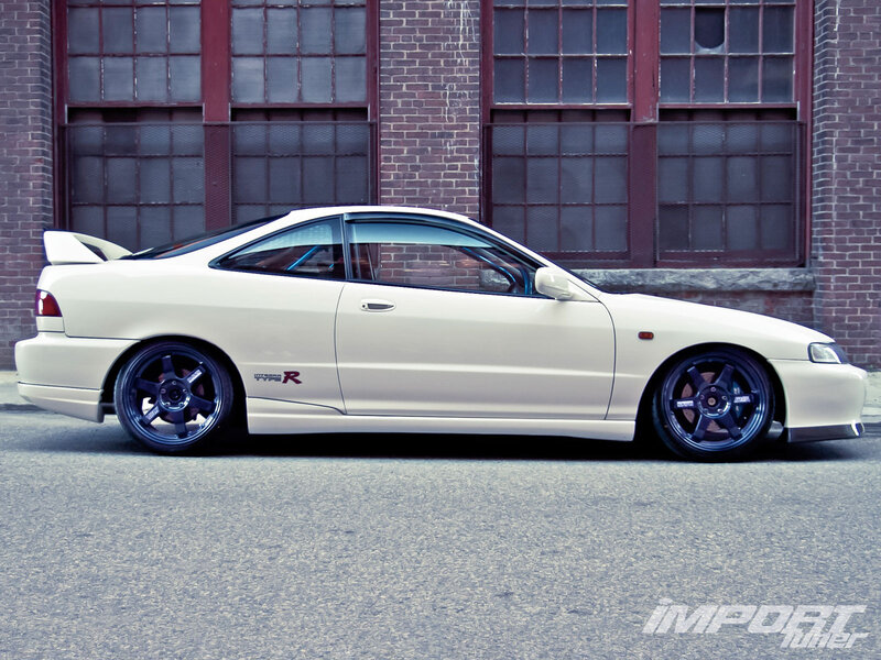 White Acura Type R