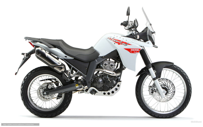 White Adventure Motorcycle — Neutral