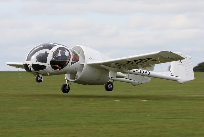 White Aircraft in Flight
