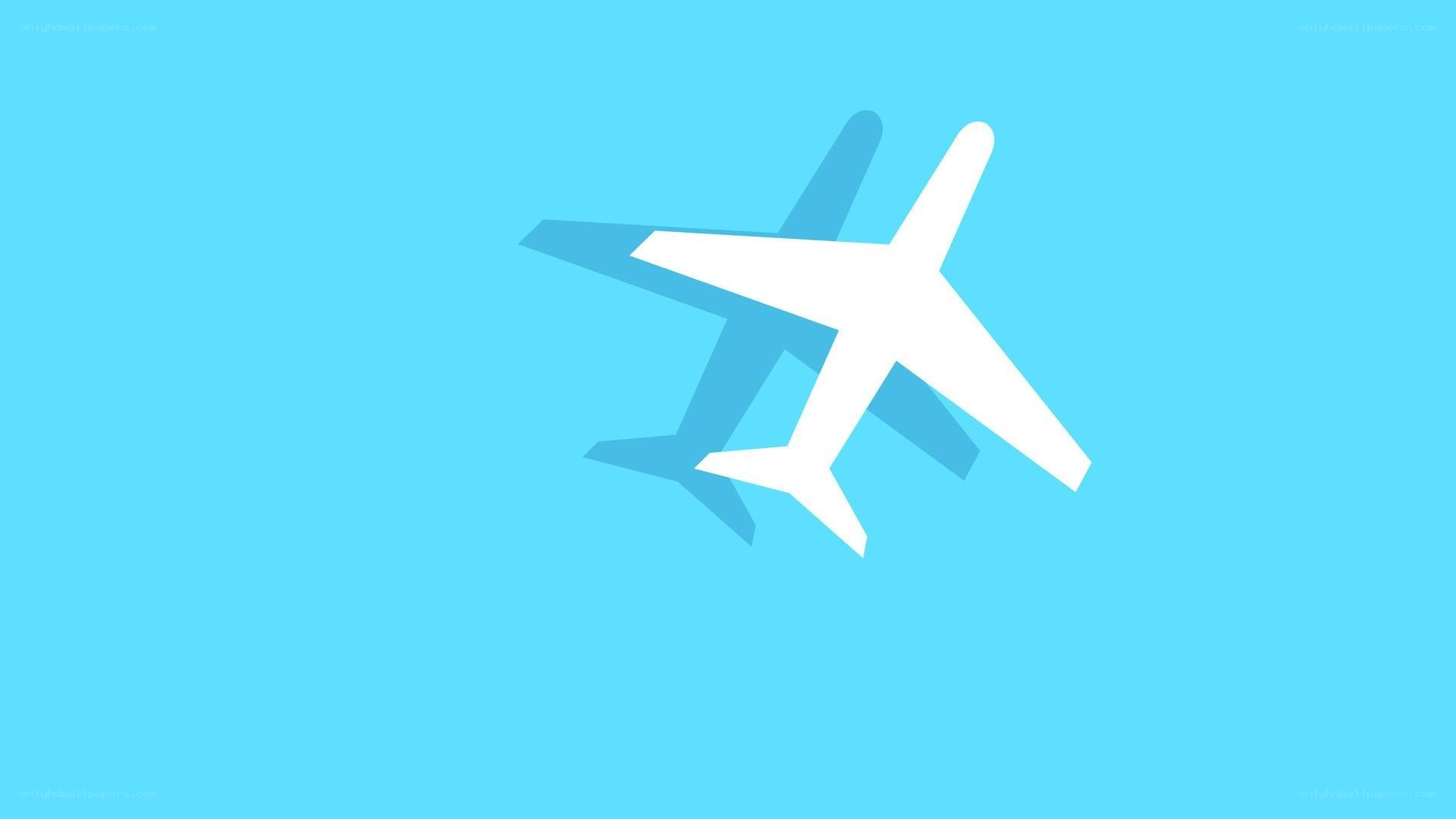 white airplane on blue sky