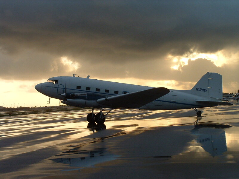White Airplane on Tarmac