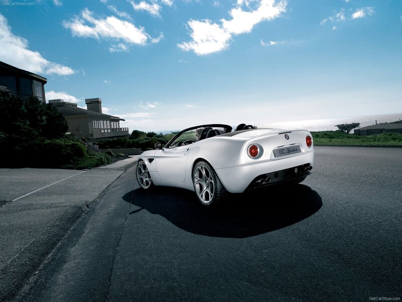 White Alfa Romeo BC Spider