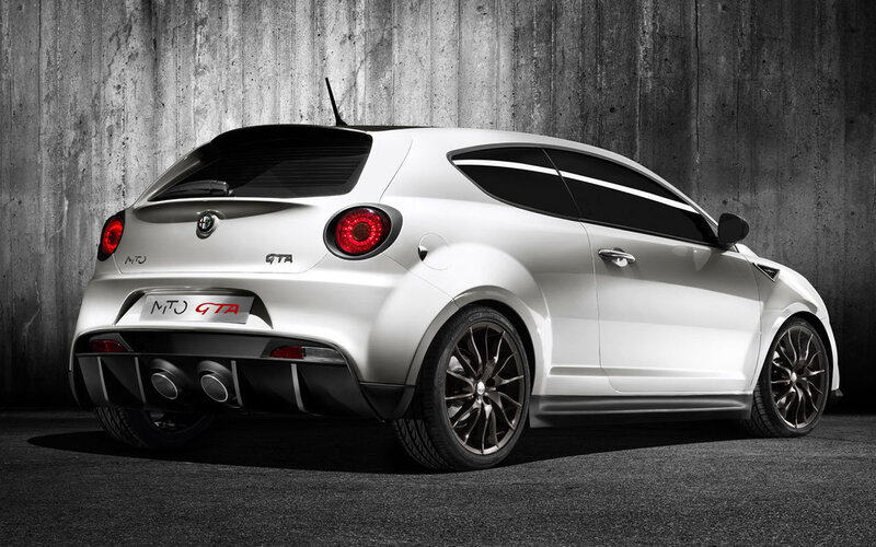 White Alfa Romeo Car — Dramatic