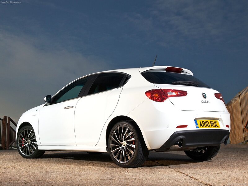 white alfa romeo Giulietta