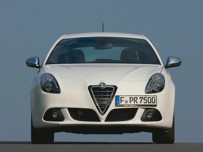 white alfa Romeo Giulietta