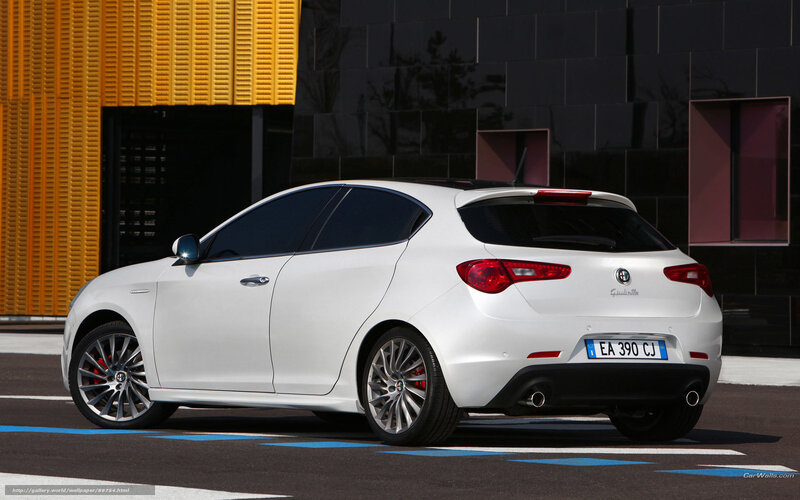 White Alfa Romeo Giulietta — Modern